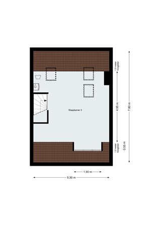 Floorplan - Zandstraat 37, 4614 CA Bergen op Zoom